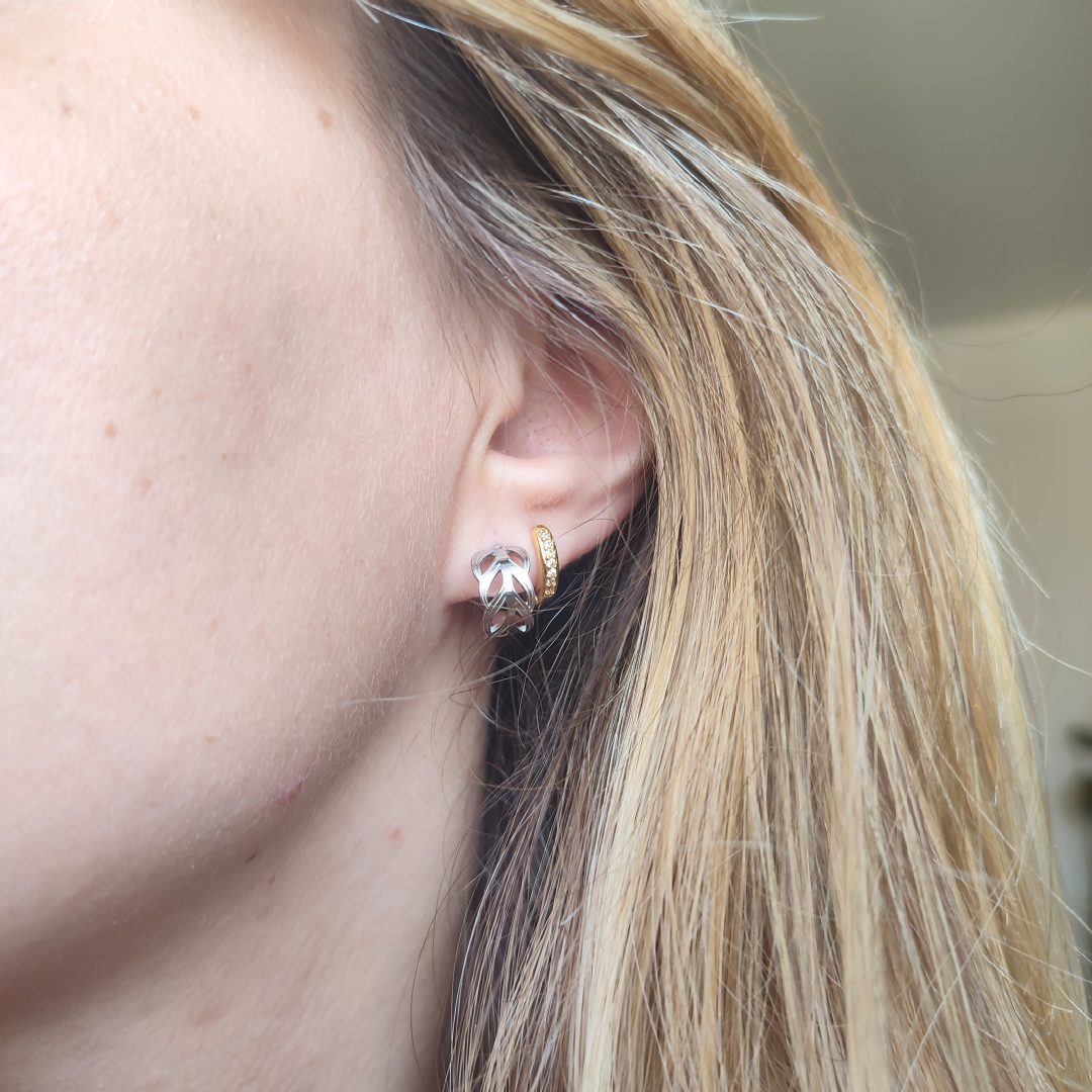 Boucles d'oreilles Tressia 2 Boucles d'oreilles Tressia – Image 2