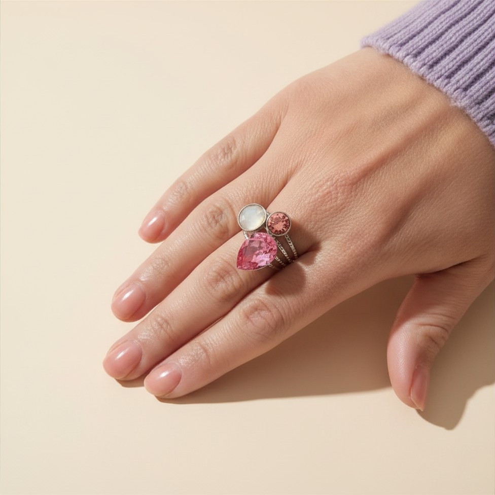 Bague Élina Rose 2 bague élina 2