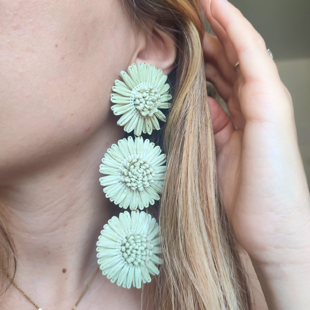 Boucles d’oreilles Bohème Solaria 2 boucles d'oreilles solaria bohème portées