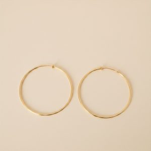 créoles clips dorées