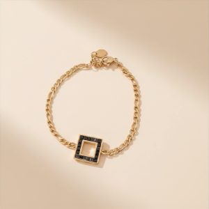 Bracelet Géométrie Noire