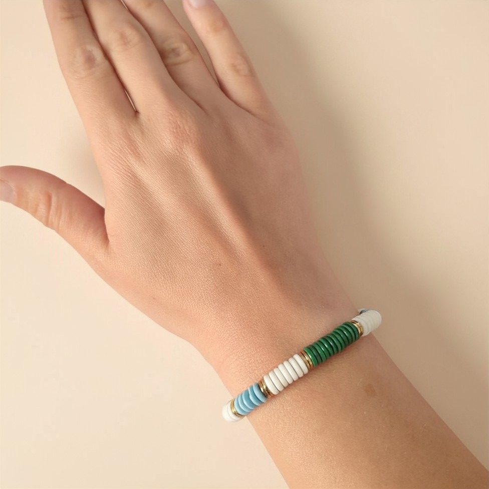 Bracelet Riviera Bohème 2 Bracelet Riviera Bohème porté