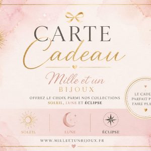 Carte Cadeau Mille et un bijoux