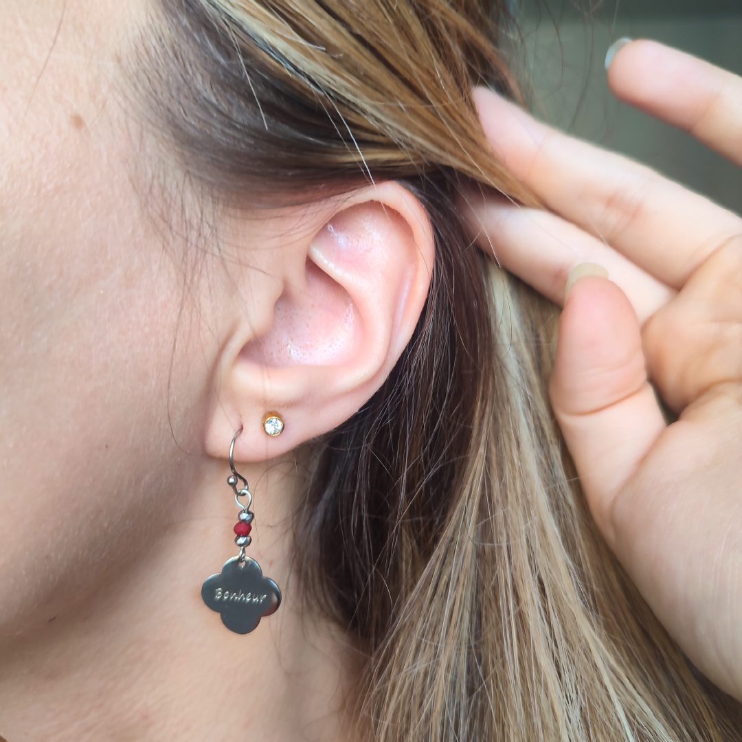 Boucles d'oreilles Bonheur 2 Boucles d'oreilles Bonheur