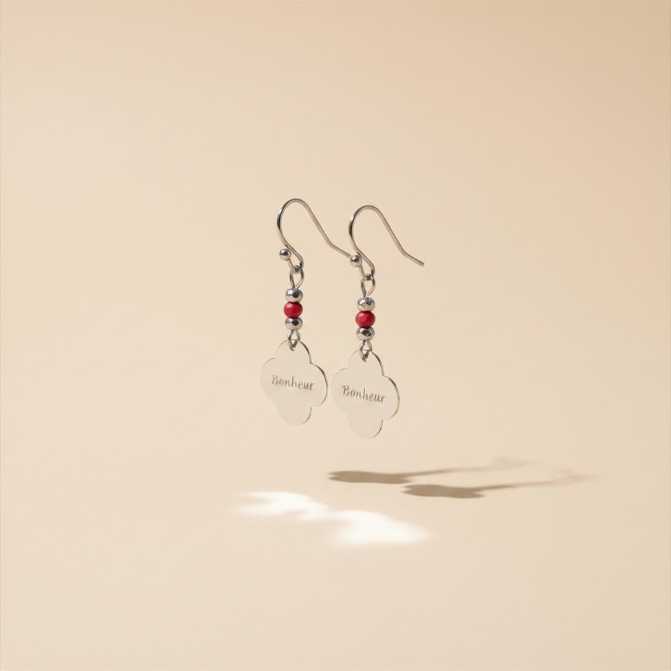 Boucles d'oreilles Bonheur 1 Boucles d'oreilles Bonheur