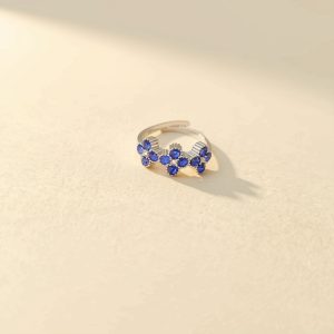 Bague Florelia argentée