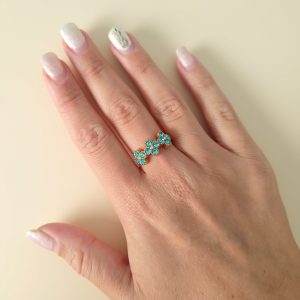 Bague Florelia dorée