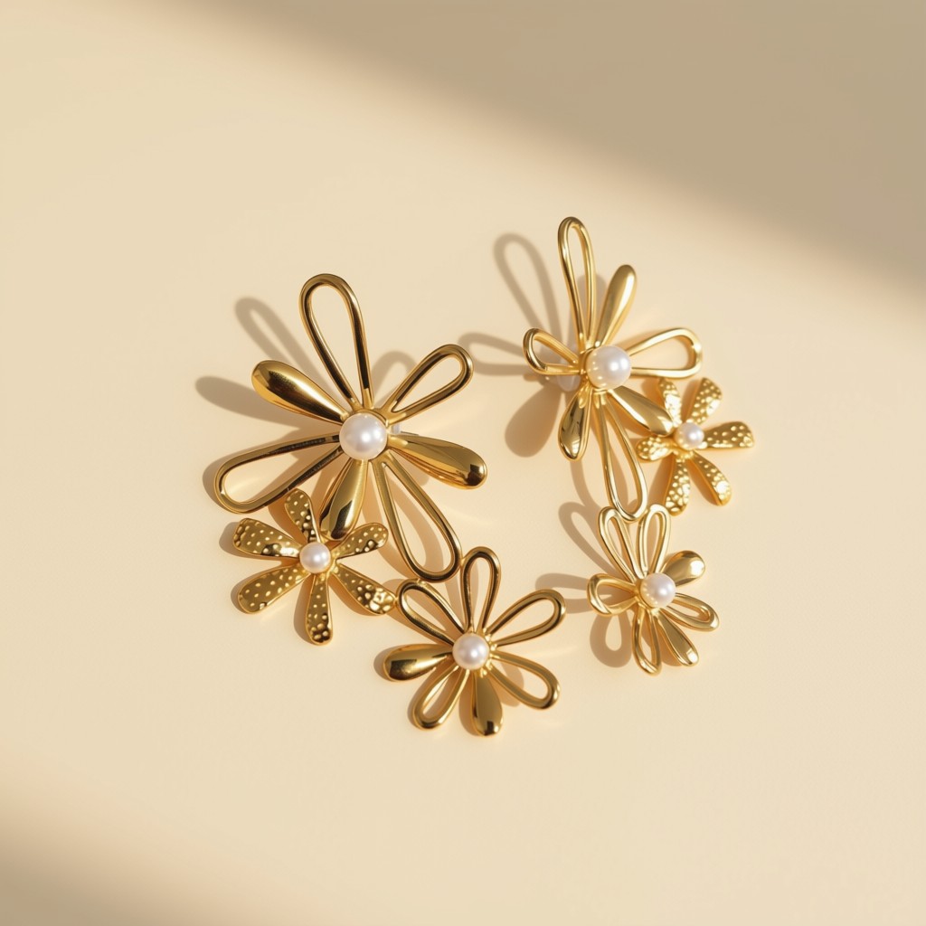 Boucles d’oreilles Dahlia 2 Boucles d’oreilles Dahlia