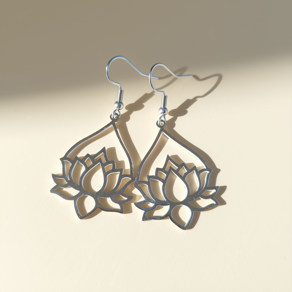 Boucles d’oreilles Lotus 1 Boucles d’oreilles Lotus