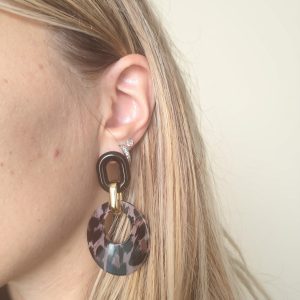 Boucles d'oreilles Sauvage Élégance