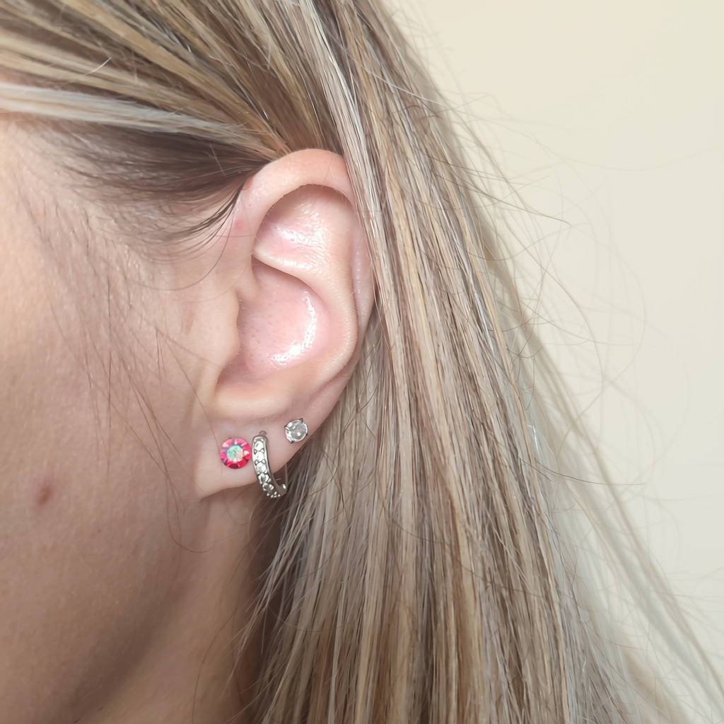Puces d’oreilles Flamboyance 2 Puces d’oreilles Flamboyance